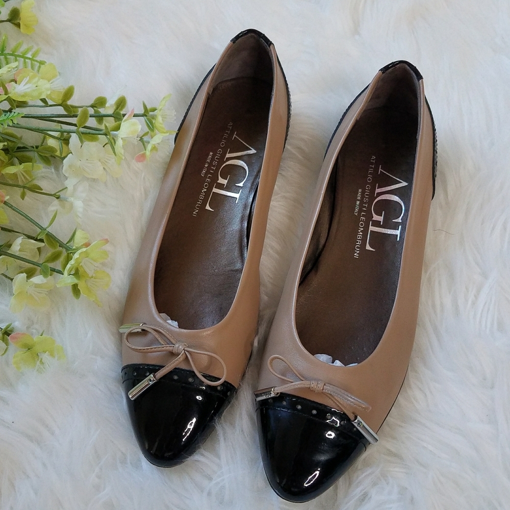 AGL Leather Flats